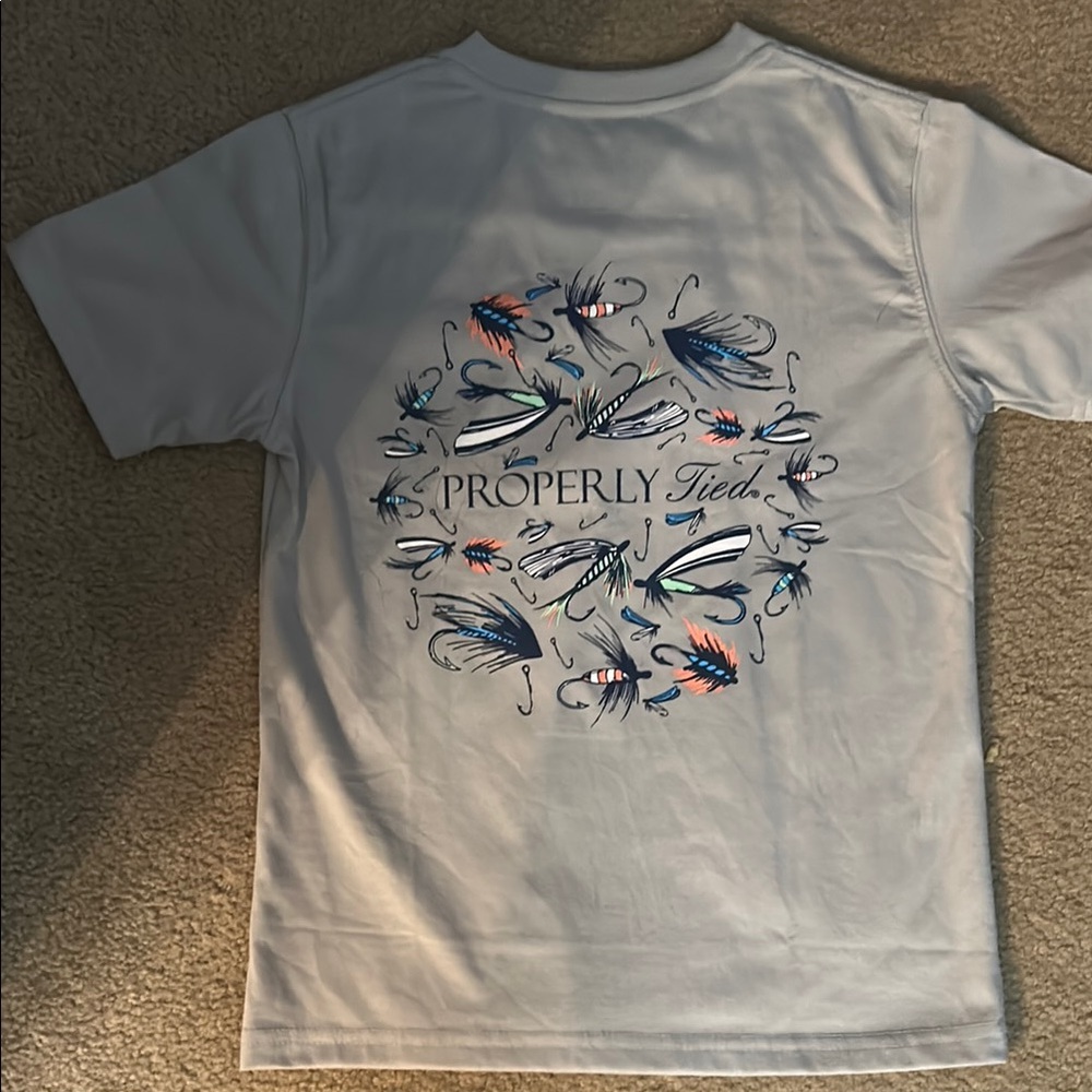 Properly Tied Kids Short Sleeve Tee - White
